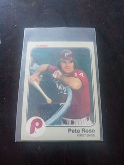 1983 Fleer Pete Rose baseball card