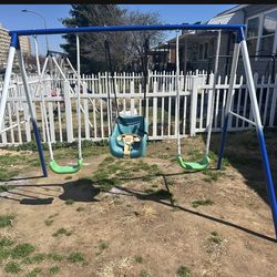Swing set used