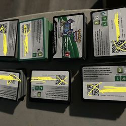 650+ Pokemon TCG Online Code Cards Bulk Lot Many Mixed Sets UNUSED PHYSICAL