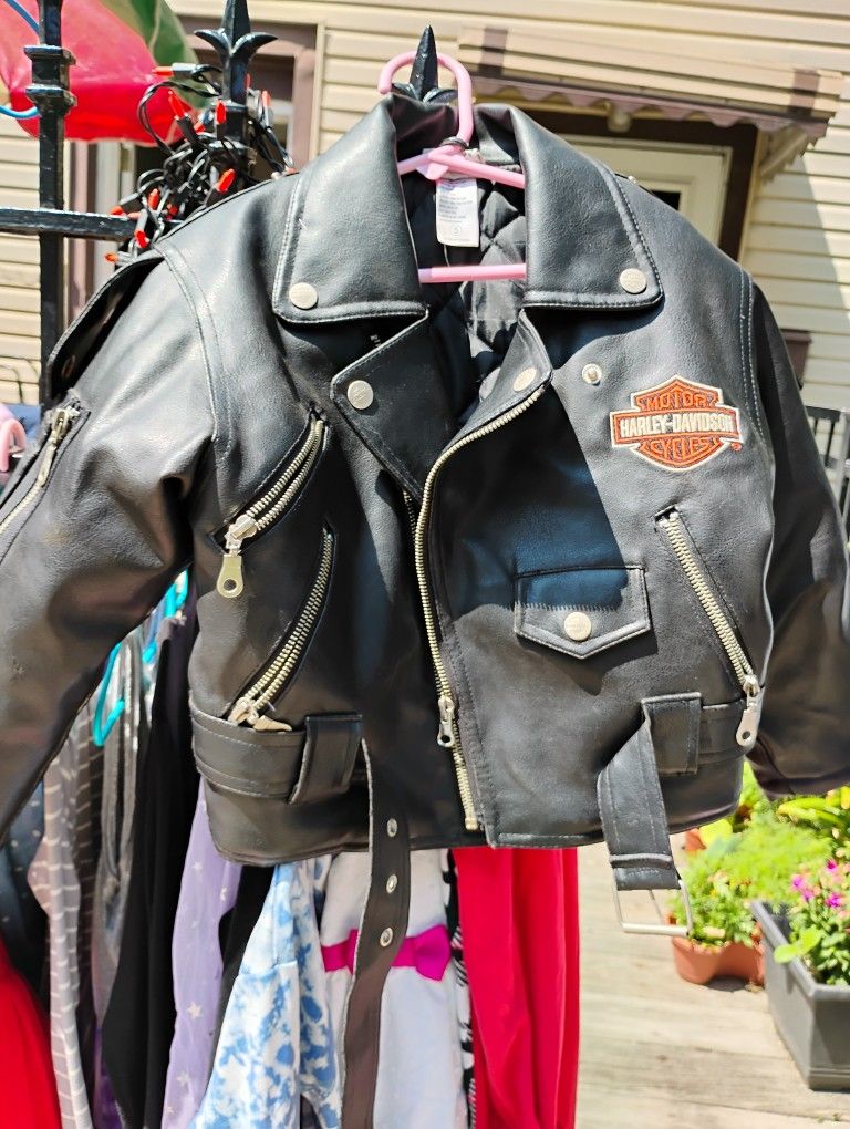 Kids Leather Jacket Harley-Davidson
