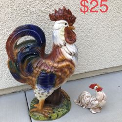 Ceramic Rooster Decor