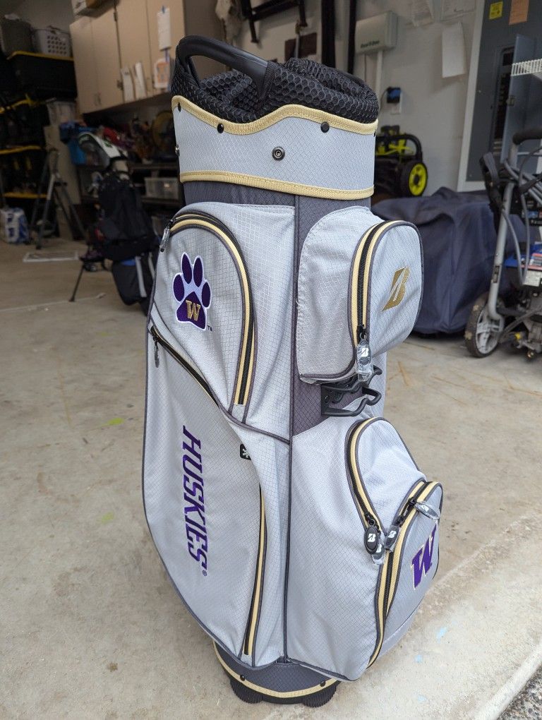 NEW Bridgestone NCAA UW Golf Cart Bag