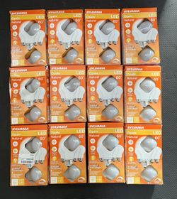 Lot of 12 Packs Of Light Bulbs 