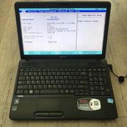 Toshiba 16” C655/5303 Core i3 4GB RAM 120 GB SSD Windows 10