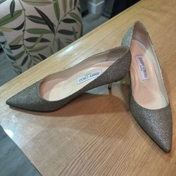 Jimmy Choo Glitter Heels Shoes