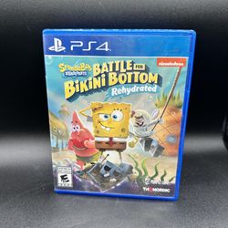 SpongeBob SquarePants Battle For Bikini Bottom Rehydrated Playstation 4