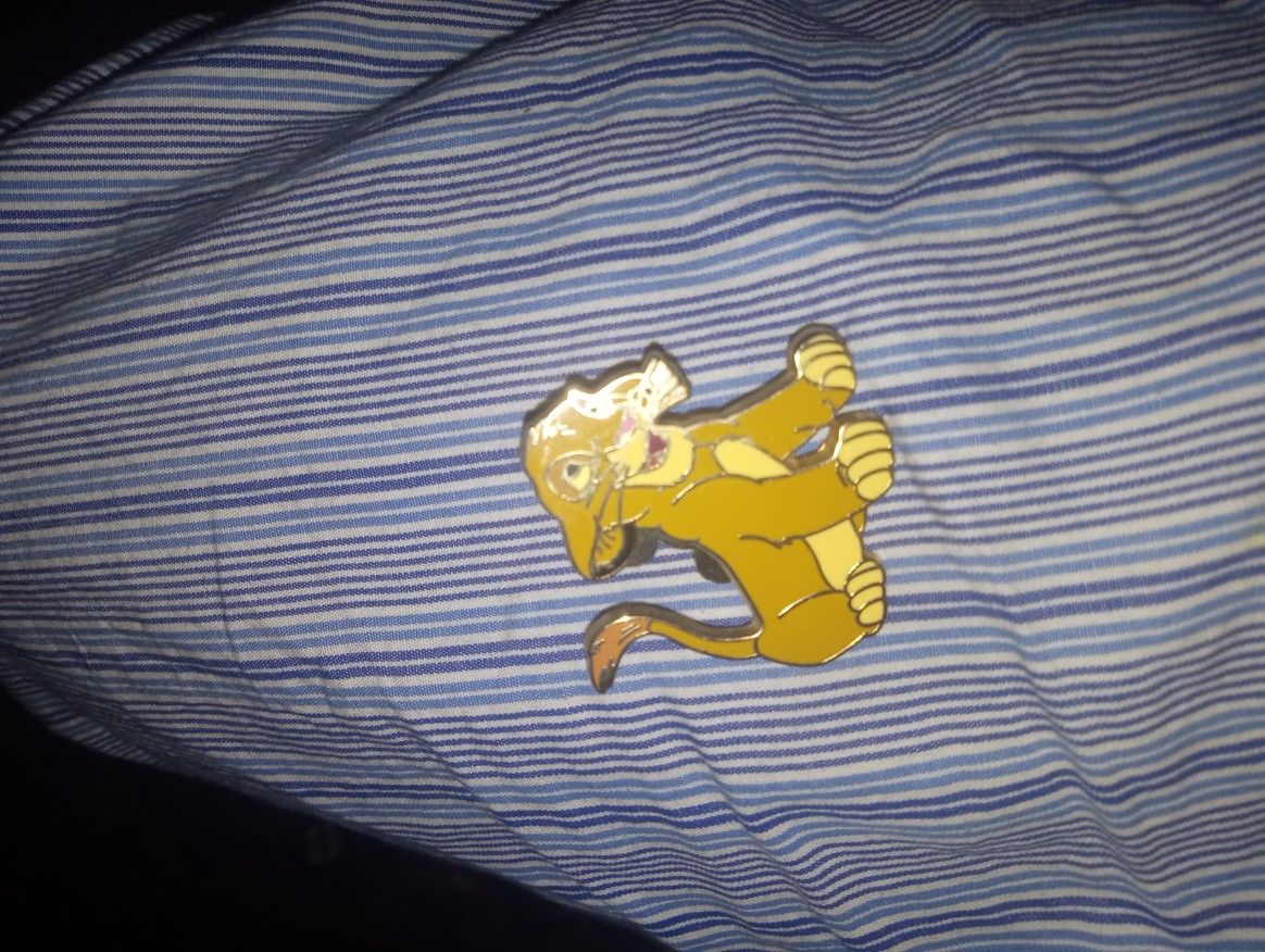 Simba with Floppy Ears Lion King Core Cub 2002 Disney Pin 7027.