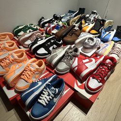 Nike/Adidas Shoe Lot New All Sizes 