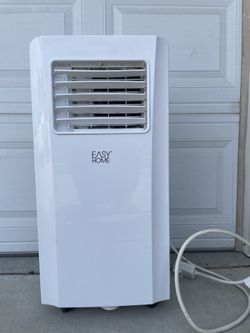 Portable Air Conditioner Brand:EASY HOME Model:PAC2, BTU/h 860 W Great Working in good condition It doesn’t come with vent hose. Can’t see