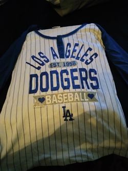 Los Angeles Dodgers Pinstripe Shirt