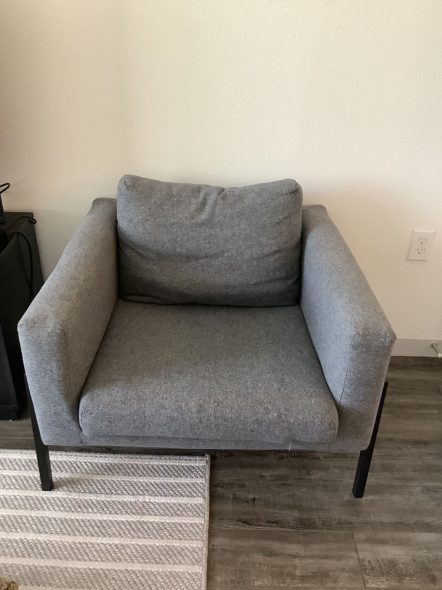 Grey Accent Chair