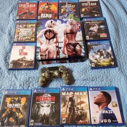 Like New Conditions Playstation 4 Slim 1,000GB $175! The 500GB PS4 Slim $150! Looking To Sell All Separately $15! Per Great Game & $10! Regular game