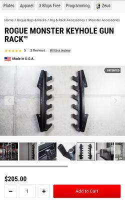 Rogue rack mounted 6 bar holder