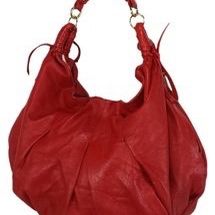  CC SKYE Soft Red Leather Hobo Bag  Love 82 Bag