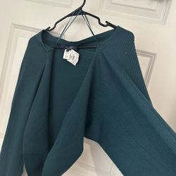 Chaqueta De Tela Color Verde 