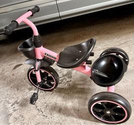 KRIDDO Toddler Tricycle – Pink