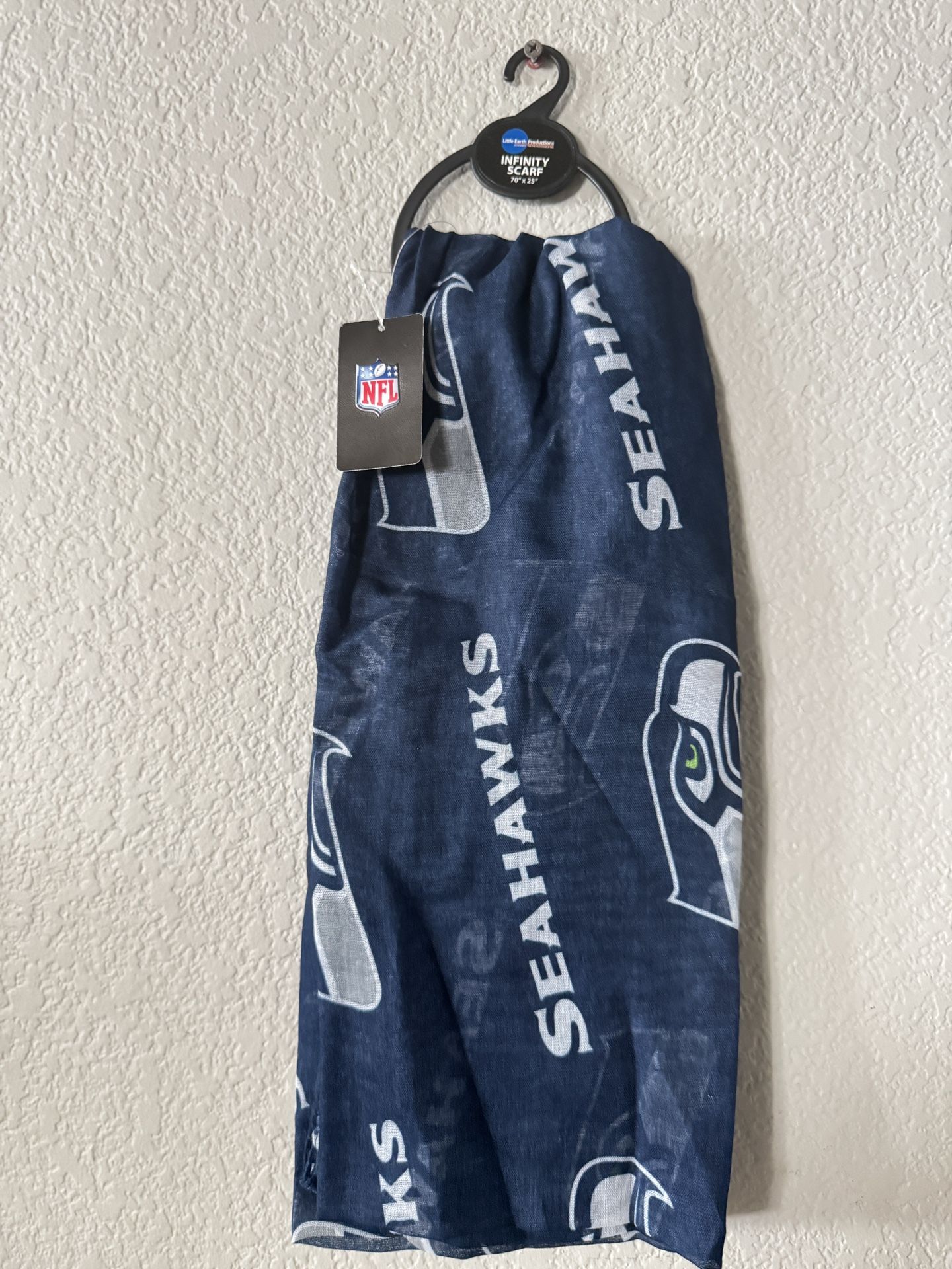 Seattle Seahawks NFL Licensed Infinity Scarf By Little Earth Production 70”x25”