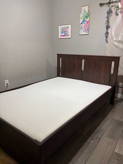 Full Bed + Mattress and Memory foam included