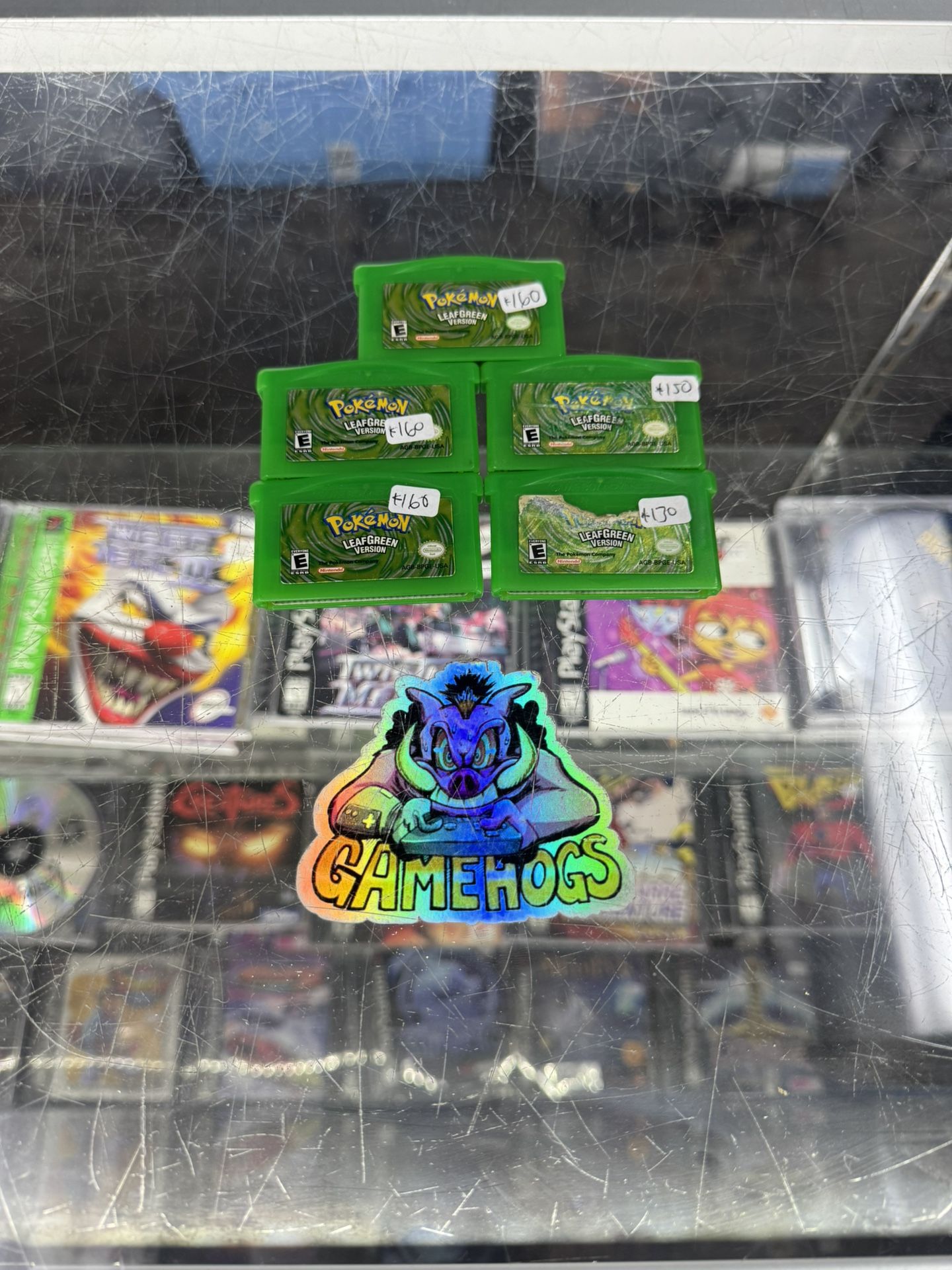 Pokemon Leaf Green GBA Authentic $130-$160 Each Gamehogs 11am-7pm