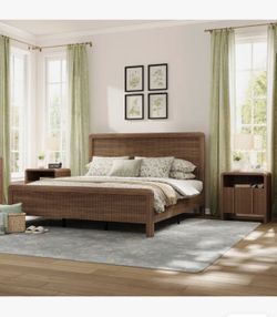Brand New In Box - Amerilife King Size Fluted Bedframe