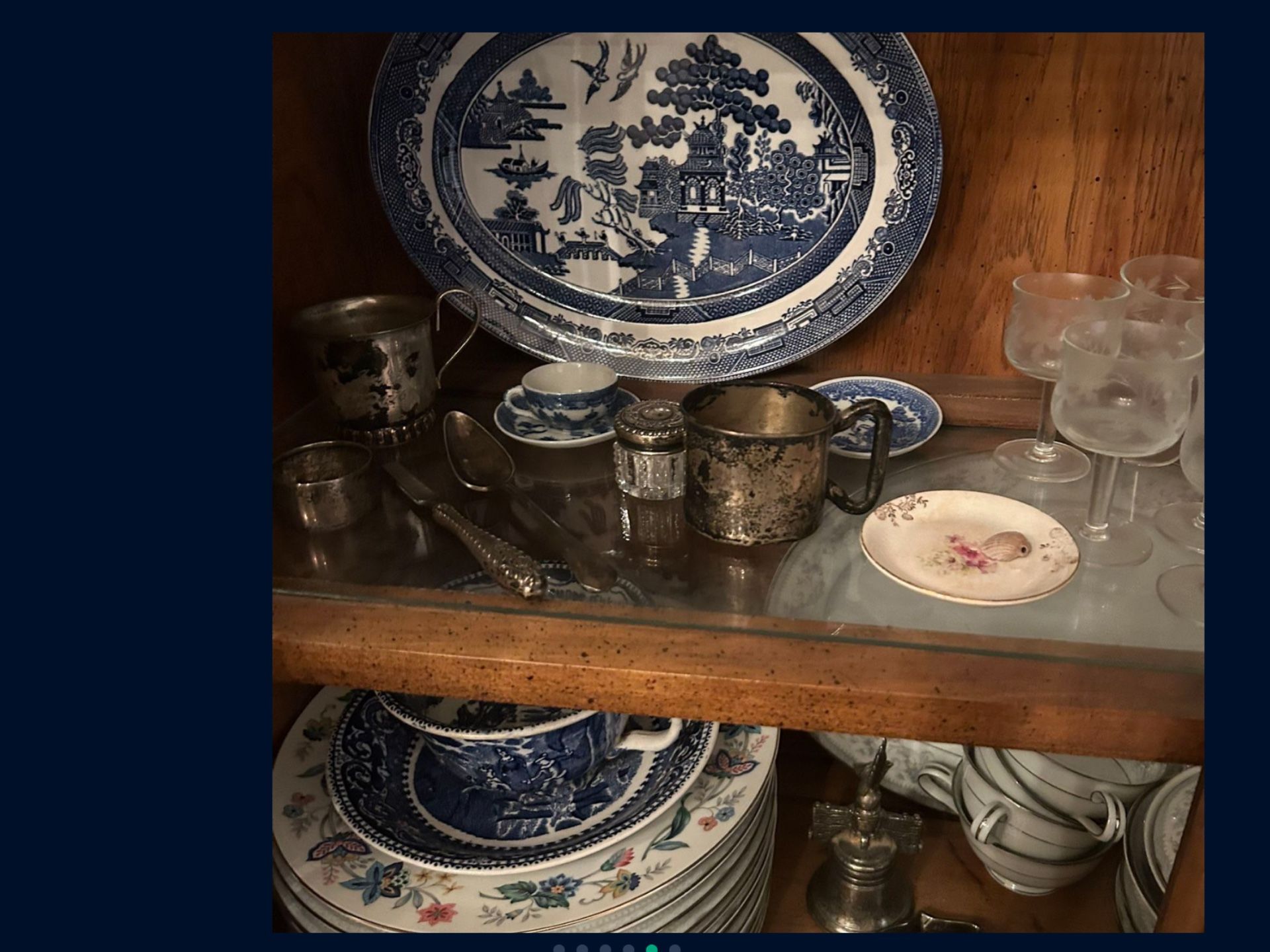 Antique China and Crystal and Real Silver. Over 7 place settings. Negotiable on price!