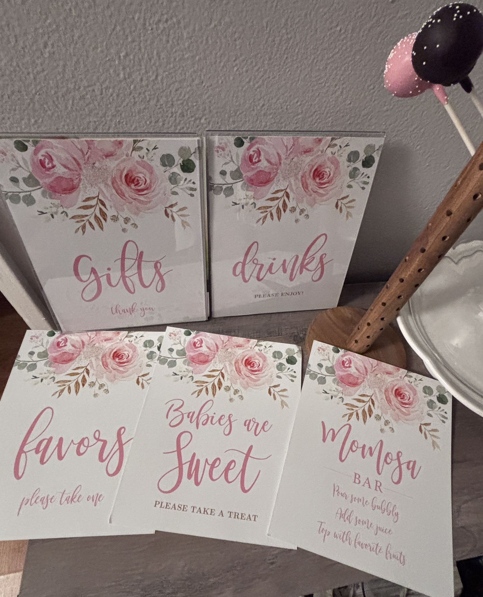 Baby Shower Party Signs
