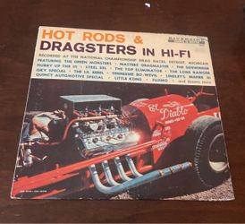 Hot Rods & Dragsters in Hi-Fi Vinyl LP