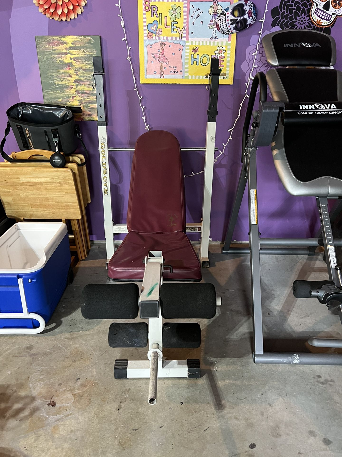 Golds Gym weight bench