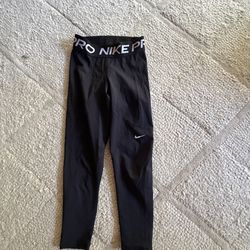 Nike girls black long pants