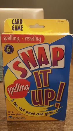 Snap it up kids spelling game