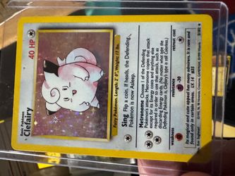 Clefairy Holo Rare Pokémon Base Set Card 5/102 1999