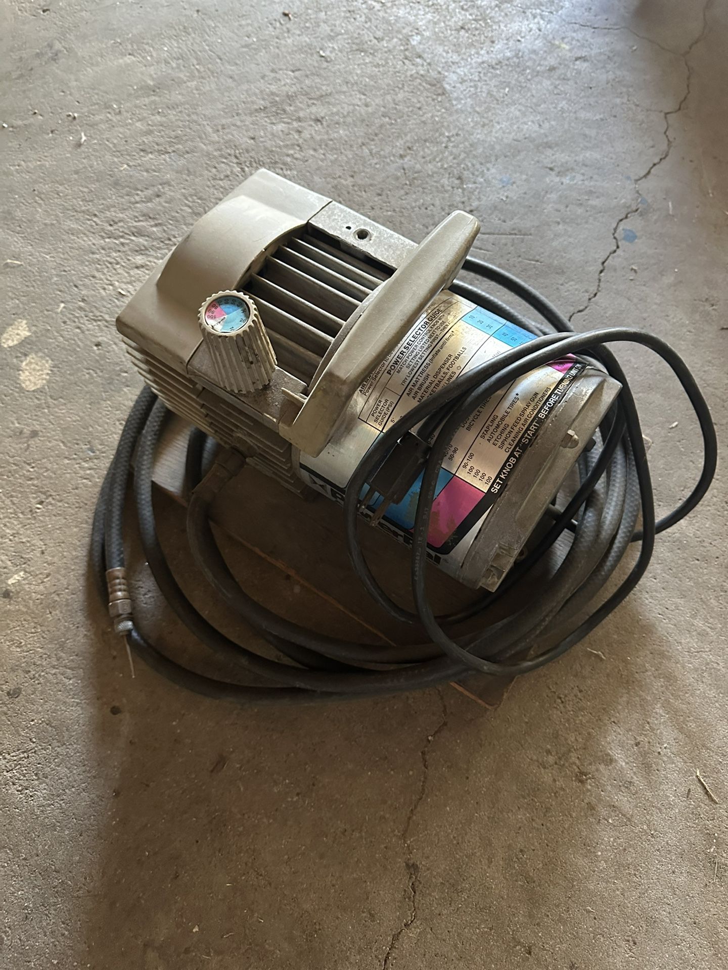 Vintage Campbell Hausfeld PowerPal Portable Tankless Air Compressor