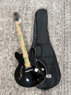 New Donner DJP-1000 Semi-Hollow Electric Guitar + Gig Bag