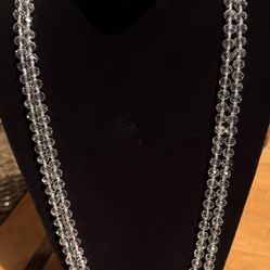 💎 Vintage Swarovski Crystal Sparkling Lariat Necklace 💎