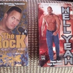 The Rock And Stone Cold VHS Tapes $3.00 Each 