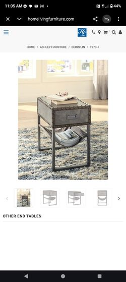 Vintage style end table