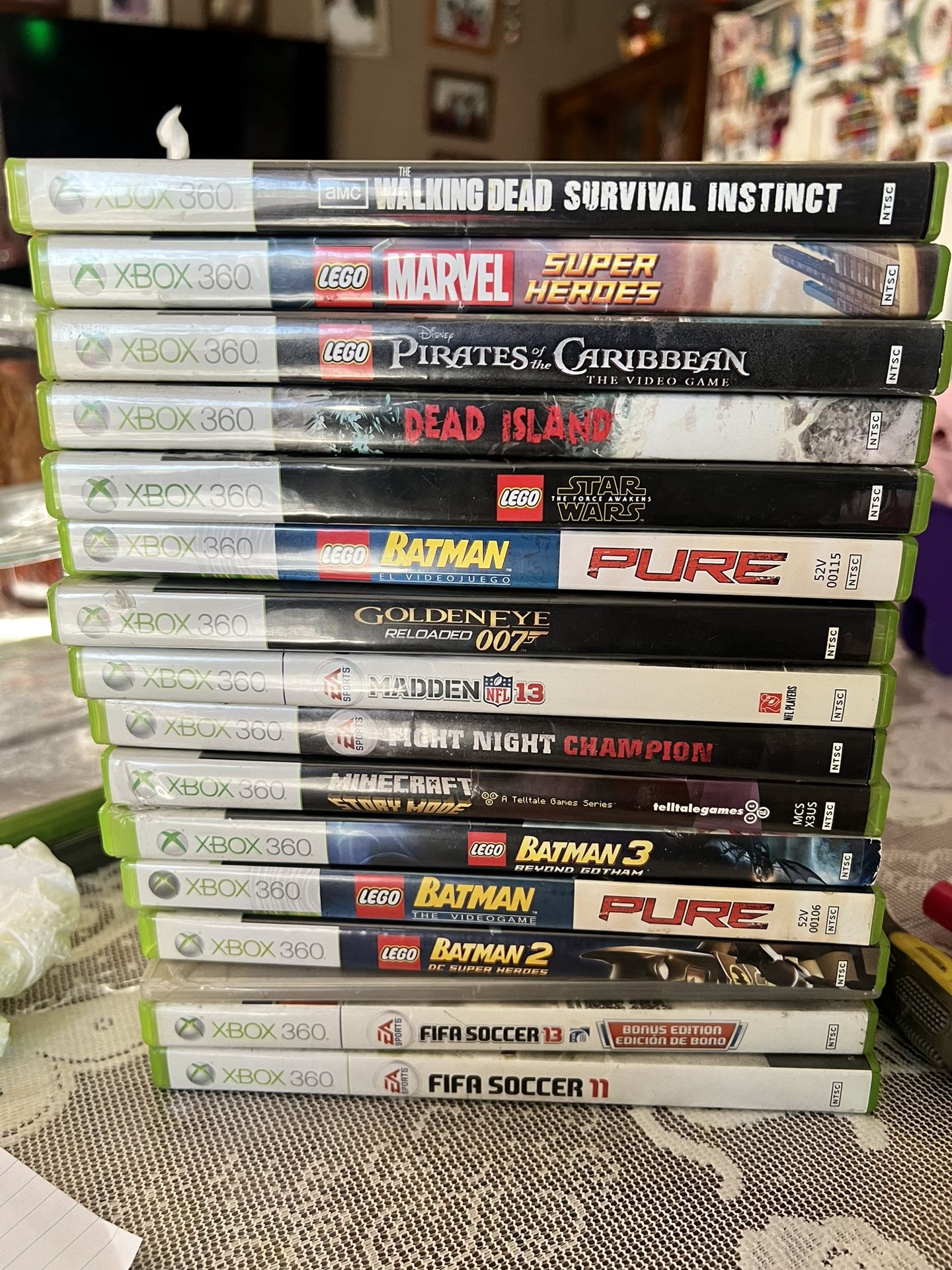 Xbox 360 Games Lot Bundle