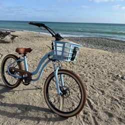 2 Electric Beach Cruisers! “The Electric Bike Company”