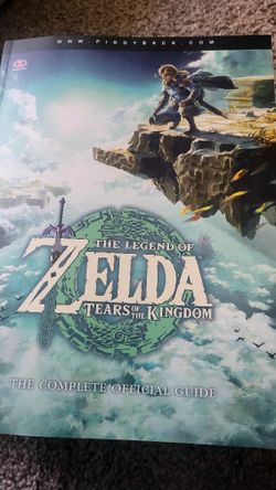 Zelda Tears Of The Kingdom Official Guide. $15