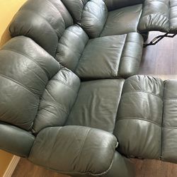Green 3 Seat Couch 
