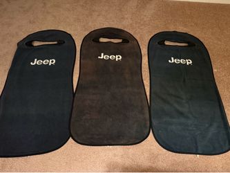 (3) Jeep Black Towel Seat Covers