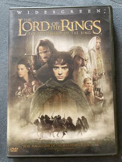 The Lord Of The Rings, The Fellowship Of The Ring DVD