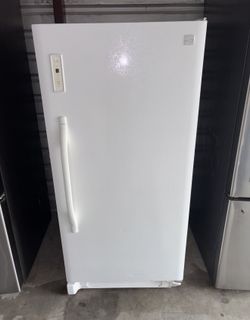 White Kenmore Standing Freezer