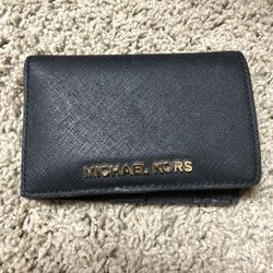 Micheal Kors Black Leather Wallet 