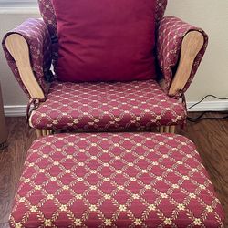 Glider chair w/Ottoman 