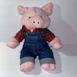 Buildabear Pig With Clothes And Heartbeat Included!