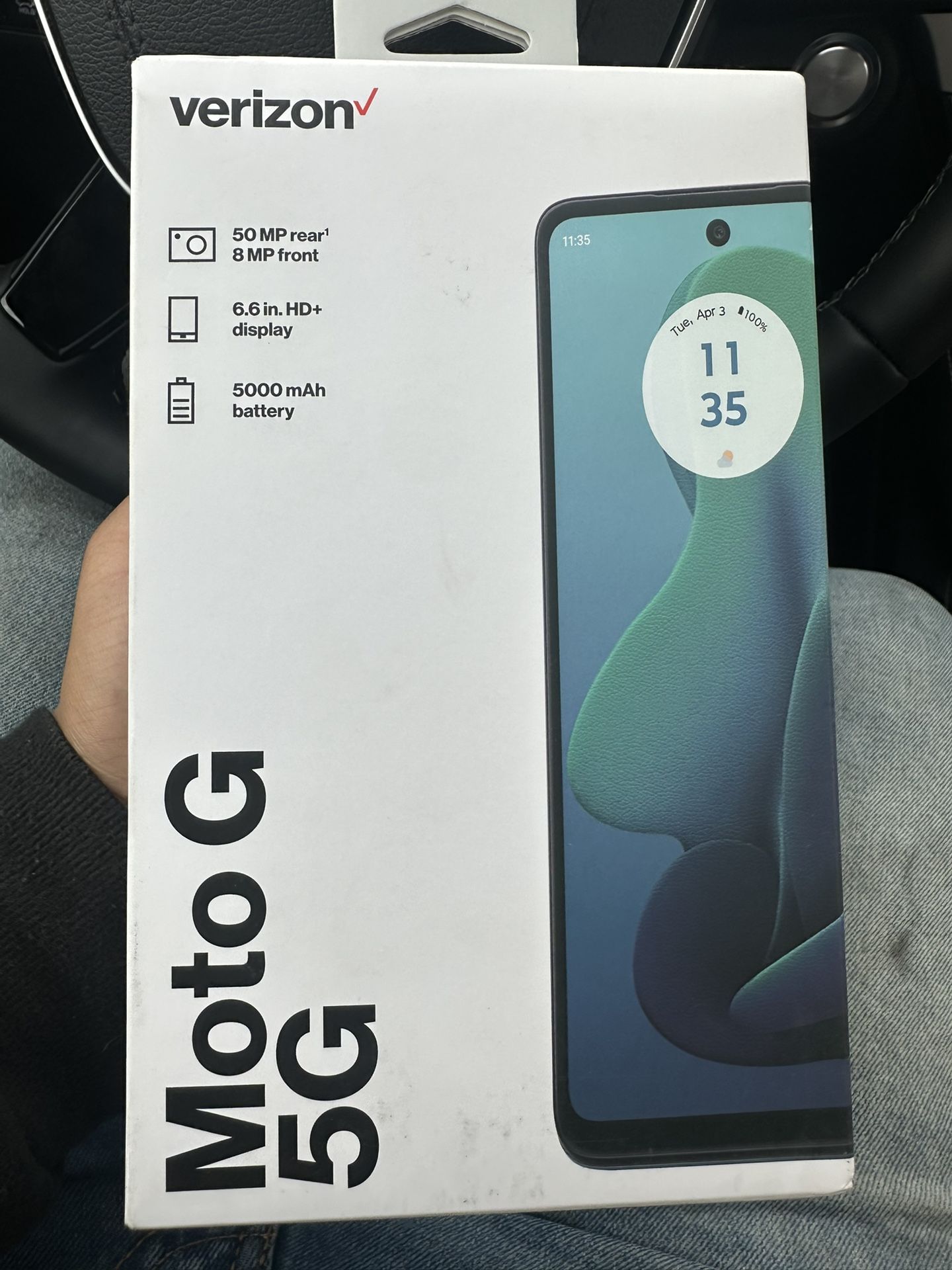 Motorola Moto G 5G (2024) — Verizon • New/Sealed • Sage Green