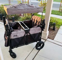 Jeep Wrangler Deluxe 4 Seater Stroller Wagon
