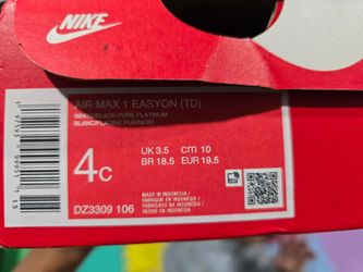 Nike Airmax 1- Toddler Size 4c