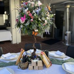 Enchanted Floral Tree & Centerpieces